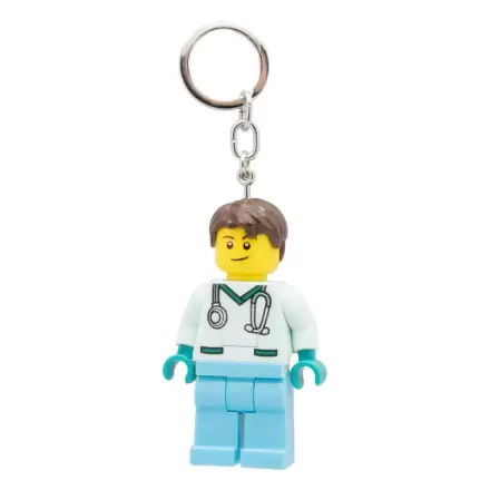 Breloc cu minifigurină LEGO cu lumină Doctor 8 cm termékfotója