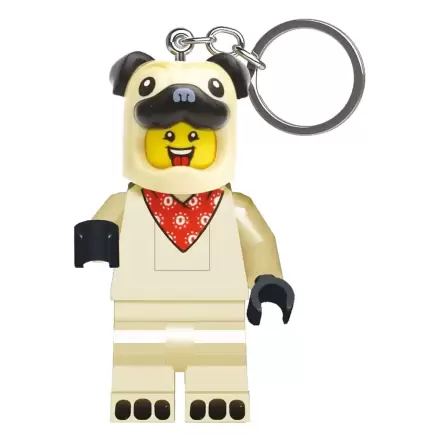 Breloc LEGO Minifigures cu lumină Pug 8 cm termékfotója