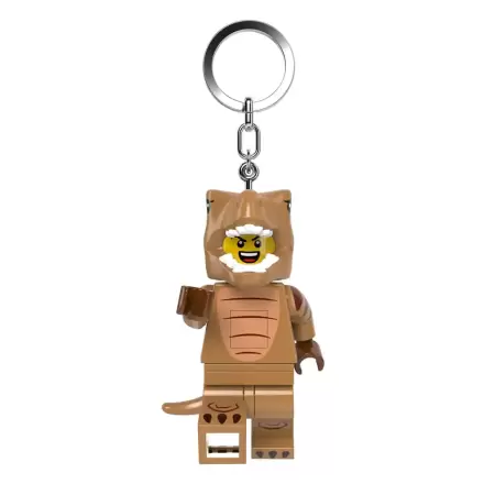 LEGO Minifigurina Breloc cu lumini T-Rex Costum 8 cm poza produsului