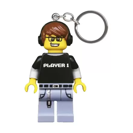 Breloc cu lumină LEGO Minifigures Video Game Guy 8 cm termékfotója