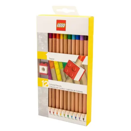 LEGO Coloured Pencil Set de 12 Creioane Colorate Topper termékfotója