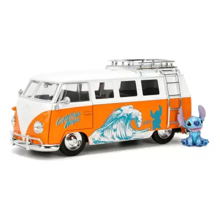 Lilo & Stitch Diecast Model 1/24 Autobuz VW 1961 Stitch poza produsului