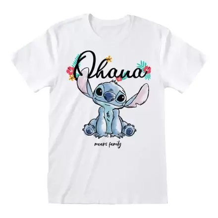 Lilo & Stitch Tricou Ohana Means Family Alb termékfotója