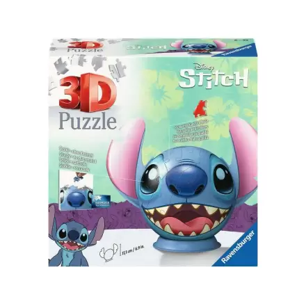 Lilo & Stitch 3D Puzzle Ball with Ears Stitch (72 piese) termékfotója