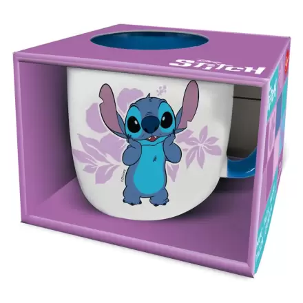 Lilo & Stitch Cană Stitch roz Flowers 385 ml termékfotója