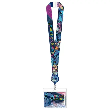 Lilo & Stitch Deluxe Lanyard cu suport pentru card Stitch Where's Scrump? poza produsului