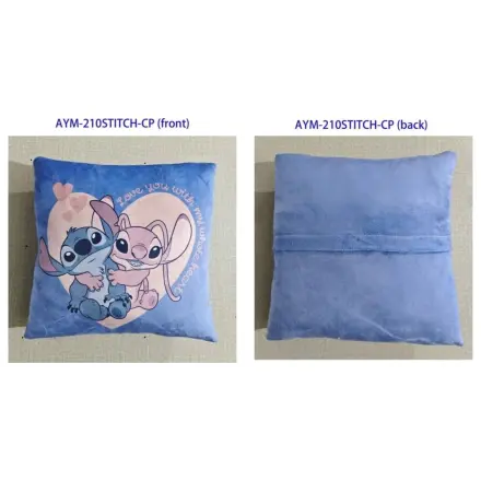 Lilo & Stitch Love you with my whole heart Pernă 35x35cm poza produsului