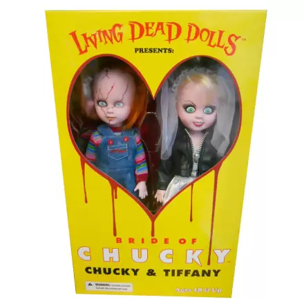 Living Dead Dolls Chucky și Tifanny pachet 2 figurine 25cm termékfotója