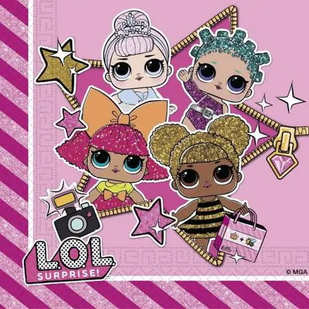 LOL Surprise Glitterati Servețele 20 buc poza produsului