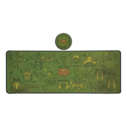 Lord of the Rings Desk Pad și Set de Suporturi pentru pahare termékfotója