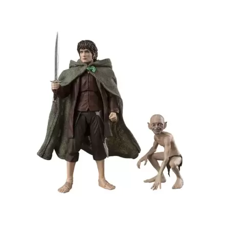 Lord of the Rings S.H. Figuarts figurine de acțiune Frodo Baggins & Gollum termékfotója