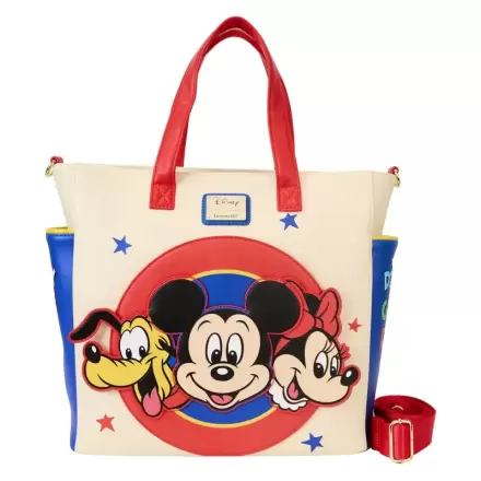 Loungefly Disney Classic Mickey and Friends rucsac convertibil geantă tote termékfotója