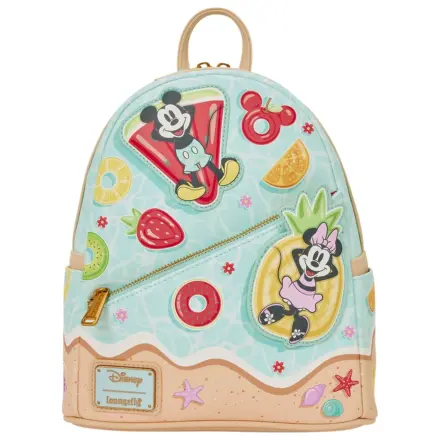 Loungefly Disney Mickey & Minnie Beach Fun rucsac 26cm poza produsului