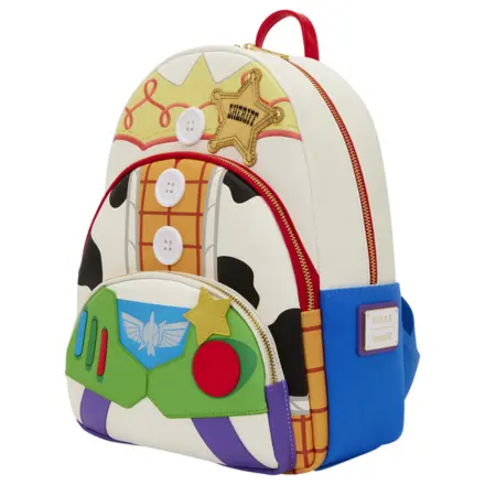 Loungefly Disney Pixar Toy Story 5 Jessie, Woody & Buzz Lightyear rucsac 31cm poza produsului