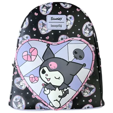 Loungefly Hello Kittty Kuromi Stained Glass rucsac 26 cm poza produsului