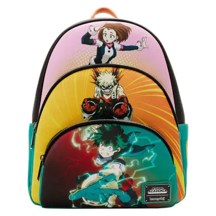 My Hero Academia by Loungefly Rucsac Deku cu trei buzunare Scene termékfotója