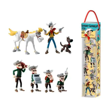 Figurină mini Lucky Luke Set 7 personaje 4 - 10 cm termékfotója