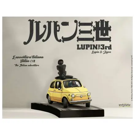 Lupin the 3rd The Italian Adventure Lupin Jigen Statuie 1/18 14 cm poza produsului