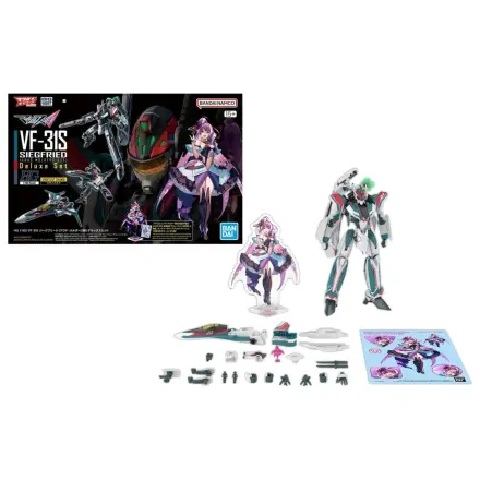 Macross HG 1/100 VF-31S Siegfried Set Model Kit Deluxe poza produsului