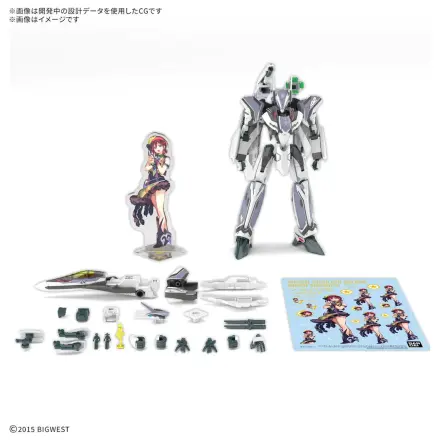 Macross VF-31F Siegfried Messer kit model HG 1/100 poza produsului
