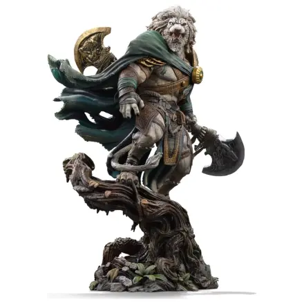 Magic The Gathering Art Scale Statuie 1/10 Ajani Goldmane 26 cm poza produsului