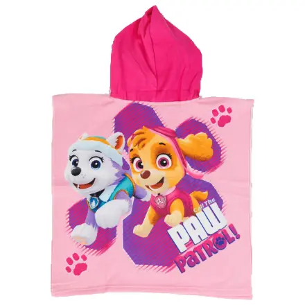 Paw Patrol Call the Girls prosop de plaja poncho 55x110 cm poza produsului