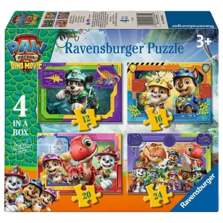 Paw Patrol Dino Movie puzzle 12-16-20-24 piese poza produsului