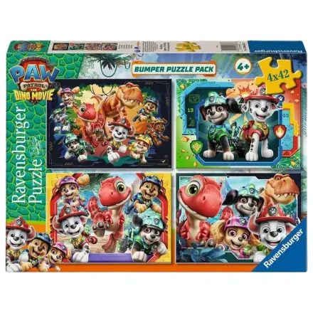 Paw Patrol Dino Movie puzzle 4x42 de piese poza produsului