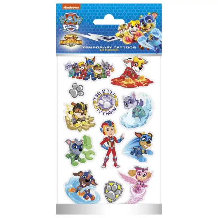 PAW Patrol Mighty tatuaj pachet de 12 bucati poza produsului