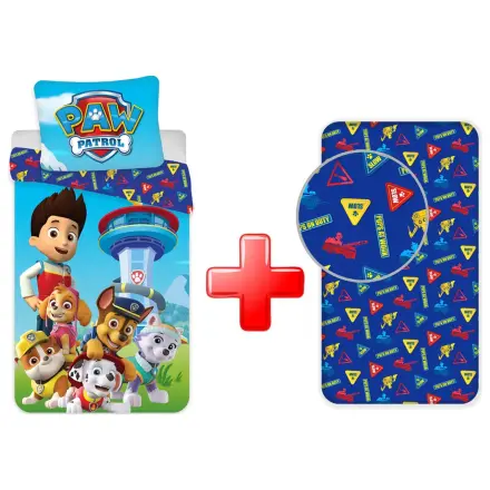 PAW Patrol Paws on Deck husa pilota si set de cearceafuri pentru pat poza produsului