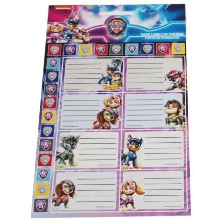 Paw Patrol Power Up Caiet de exerciții Label cu Sticker 16 bucăți poza produsului