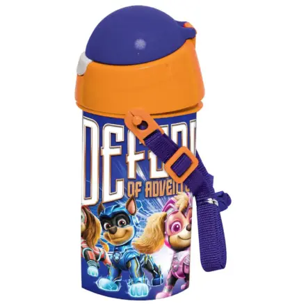 PAW Patrol Power Up sticla de apa din plastic cu pai si curea 500 ml poza produsului