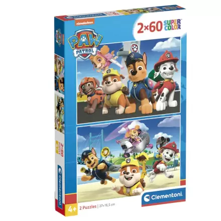 Paw Patrol puzzle 2x60 piese termékfotója