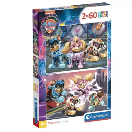 Paw Patrol puzzle 2x60 piese poza produsului