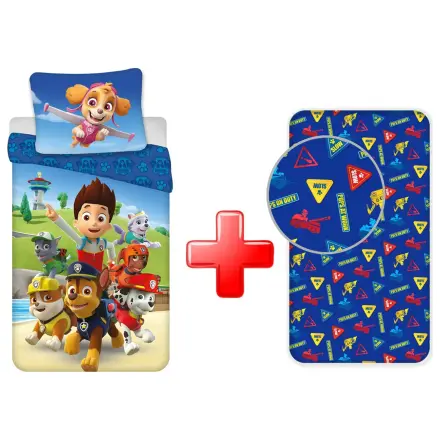 Paw Patrol Ready Set husa pilota si cearceaf de pat cu elastic poza produsului