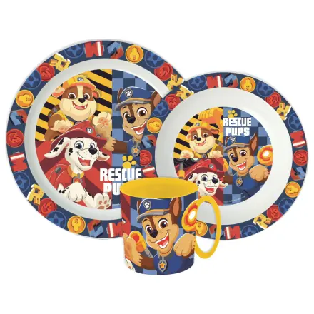 Paw Patrol Rescue Pups Set de masă, Micro Plastic Set cu Cana poza produsului