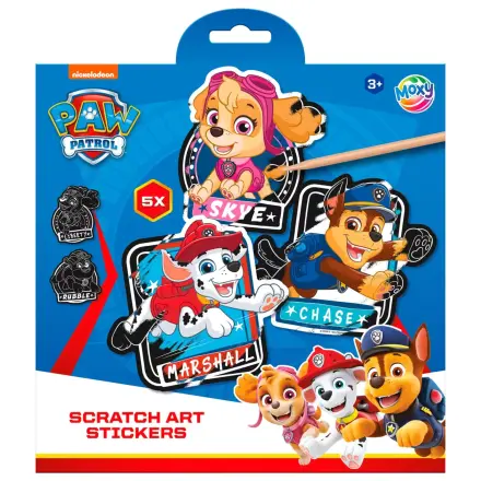 Paw Patrol Team Scratch Art Seturi Stickere poza produsului