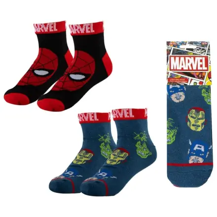 Marvel Sosete Pachet 2 Scurte 38-45 poza produsului