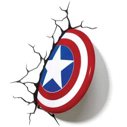 Marvel 3D LED Lumină Scut Căpitanul America termékfotója