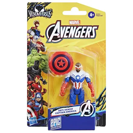 Marvel Avengers Figurina Anti-Venom Captain America 10cm poza produsului