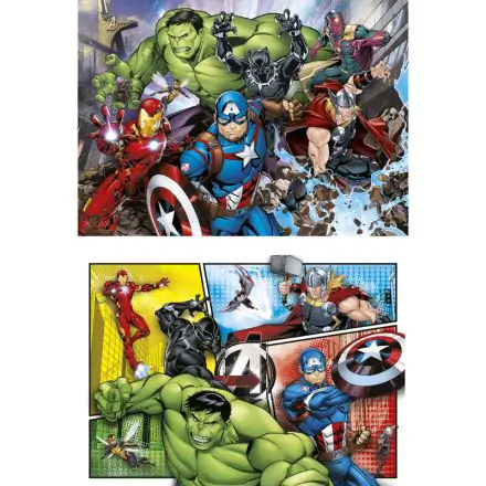 Marvel Avengers puzzle 2 x 60 piese termékfotója