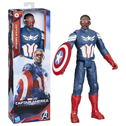 Marvel Avengers Titan Hero Captain America figura 30 cm poza produsului