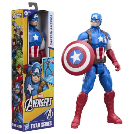 Marvel Avengers Titan Series Captain America figurina de 30cm poza produsului