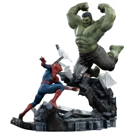Marvel Comics Art Scale Statuie 1/10 Spider-Man vs Hulk 38 cm poza produsului