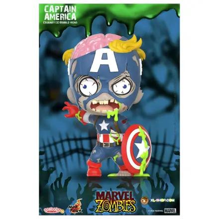 Figurina Marvel Cosbaby Wave 1 Captain America Zombie poza produsului