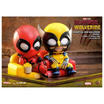 Figurina Marvel Cosbaby Wave 5 Deadpool & Wolverine Masked poza produsului
