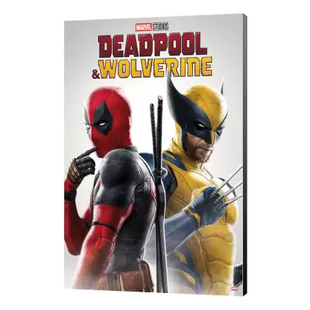 Marvel Artă de Perete din Lemn Deadpool & Wolverine 02 Best friends 35 x 50 cm termékfotója