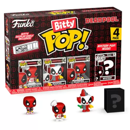 Deadpool Bitty Funko POP! Figurină din vinil Set de 4 Bucăți Master 2,5 cm termékfotója