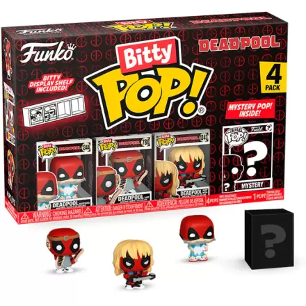 Deadpool Bitty Funko POP! Figurina de vinil 4-Pack Petrecere în pijama 2,5 cm termékfotója