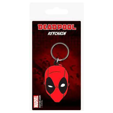 Marvel Comics Breloc de cauciuc Deadpool Face 6 cm poza produsului